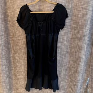 Navy anthropology dress; Size: M; slightly used